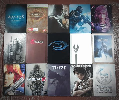 steel box games|steelbook metal case.